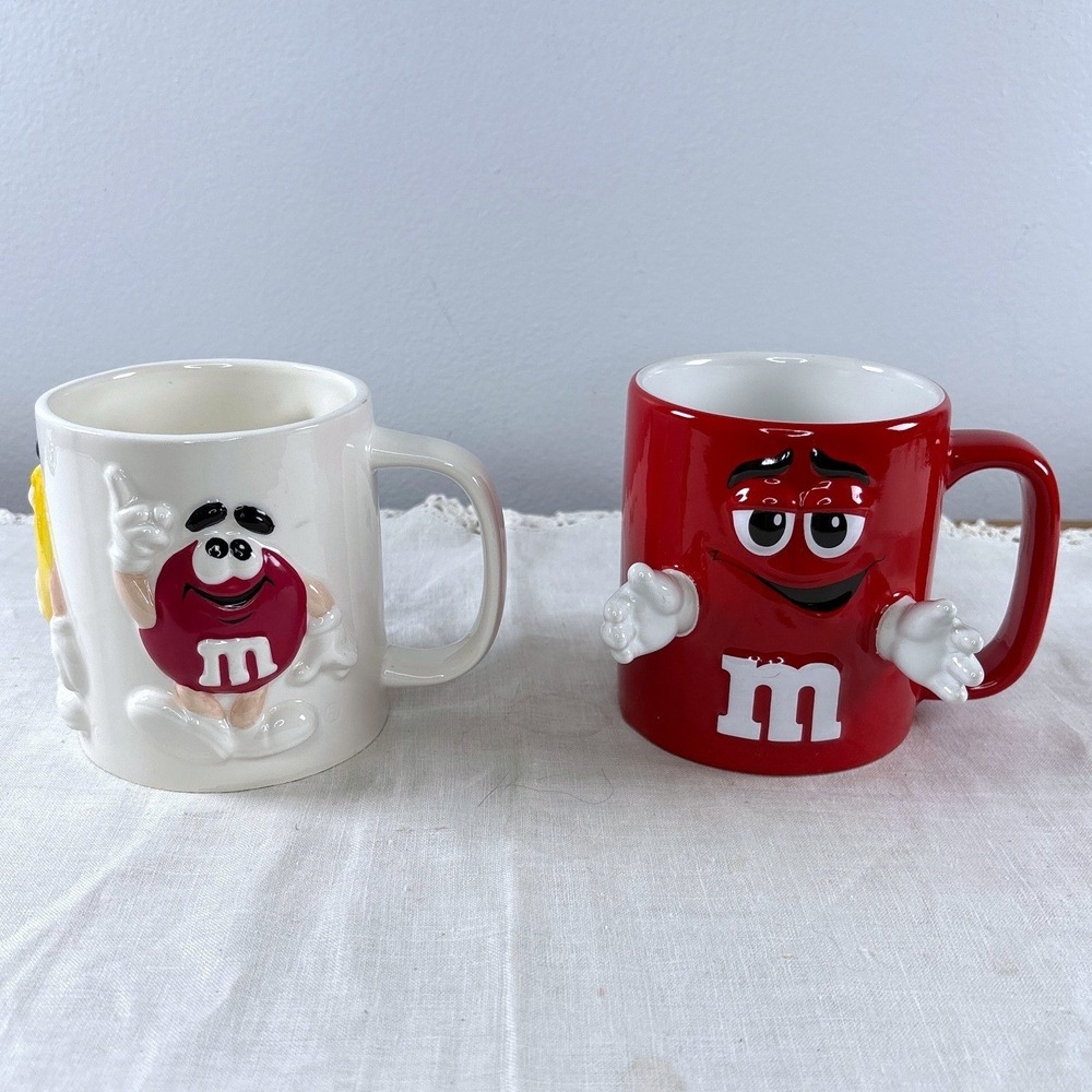 M&M's Mars Character Mugs Set of 2
